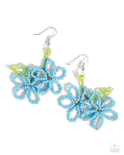 Beaded Blooms - Blue