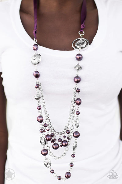 All The Trimmings - Purple - Chic Jewelry by Lizzette