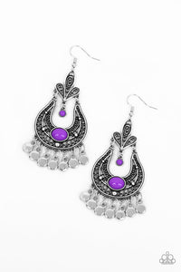 Fiesta Flair - Purple - Chic Jewelry by Lizzette