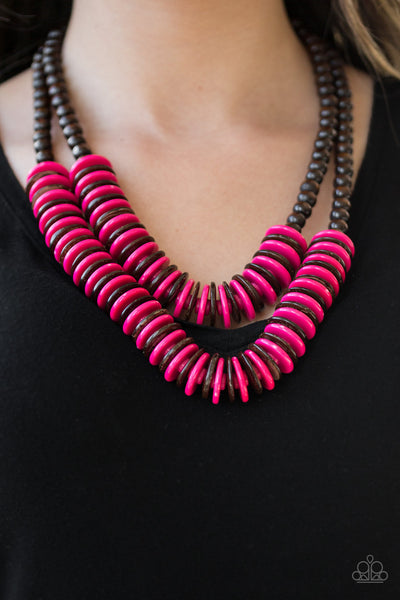 Dominican Disco - Pink - Chic Jewelry by Lizzette