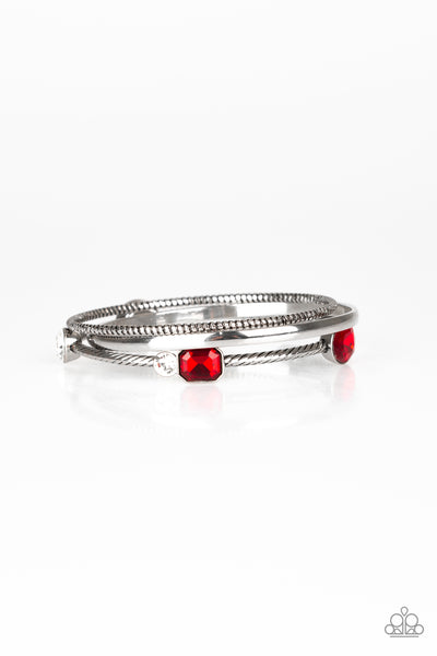 City Slicker Sleek - Red - Chic Jewelry by Lizzette