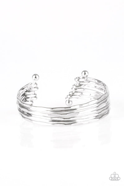 Timelessly Textured - Silver - Chic Jewelry by Lizzette