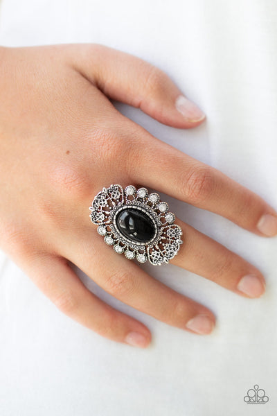 Radiantly Regal - Black` - Chic Jewelry by Lizzette