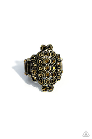 Honeycomb Haute - Brass