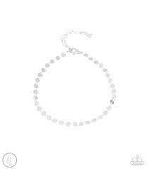 Beach Shimmer  Anklet - Silver