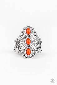 Mayan Motif - Orange